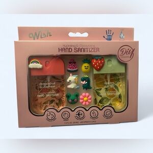 Wish Hand Sanitizer 2Pk 1.5 FL OZ (45ML) W/ Figurines NEW IN BOX